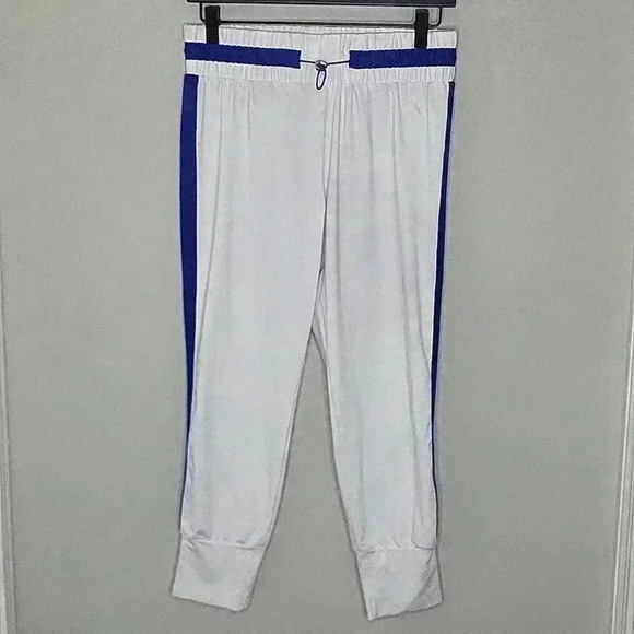 Fabletics NWT New Victoria Pants White Slim Fit Size XS Joggers - Picture 2 of 11